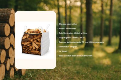 Profi Holzbag Woodbag Sternboden