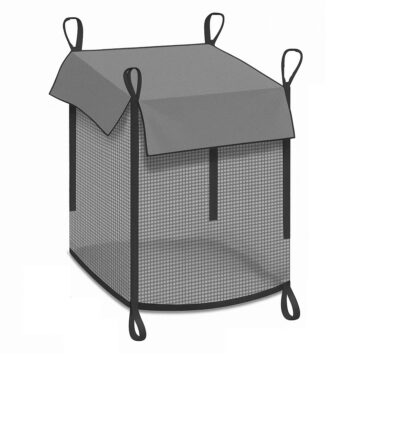 Premium Holzbag mit Abdeckung